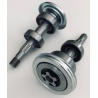 WAŁEK MANDRELI 16-05021 HUSQVARNA GWIAZDKA 5-RAMIENNA NISKI PRAWY TRAKTORY Z KOSZEM 133,7mm