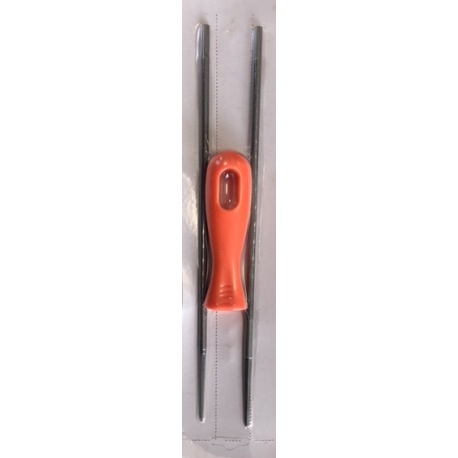 ZESTAW 2 PILNIKI 4,0mm Z UCHWYTEM